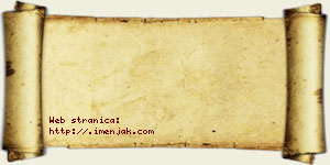 Jovana Pešić vizit kartica